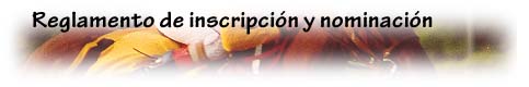 Reglamento de inscripci&oacute;n y nominaci&oacute;n